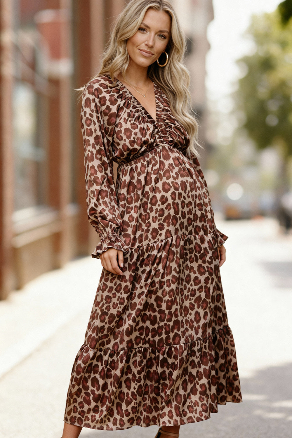 Wild Grace Leopard Maxi Dress